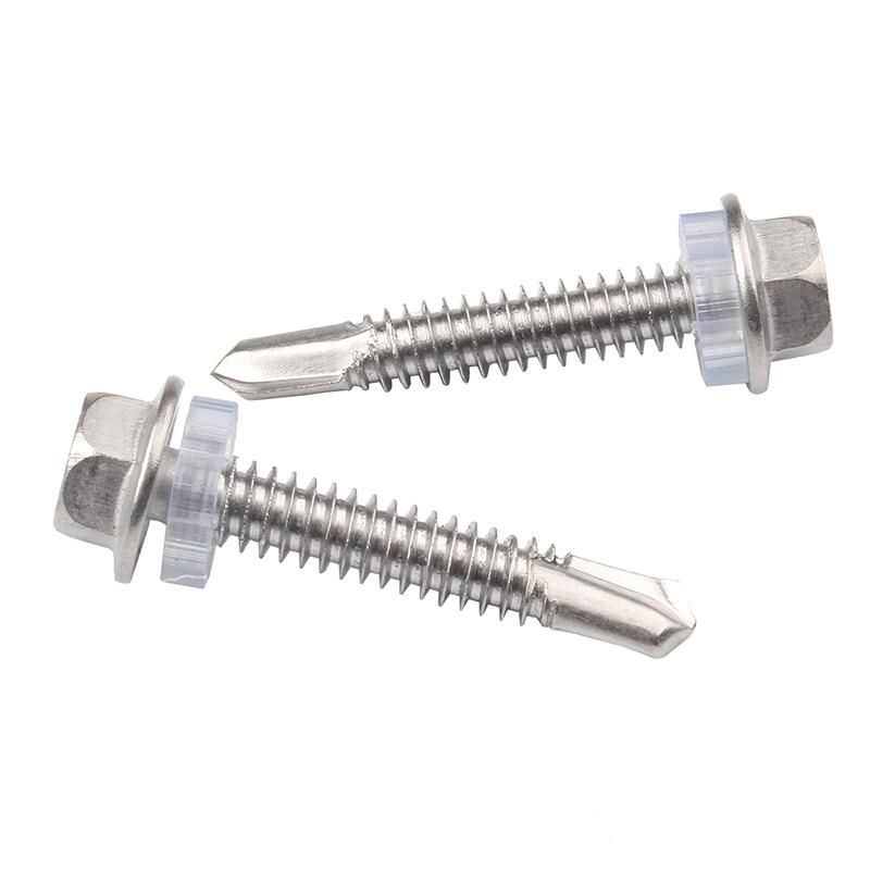Hardware Fasteners DIN7504 Stainless Steel Hex Head Self Drilling Screw Screw