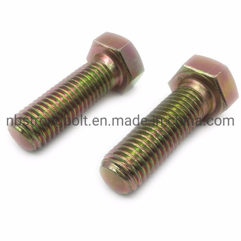 DIN933 Screw Gr. 10.9 Hex Bolt with Yzp Baked
