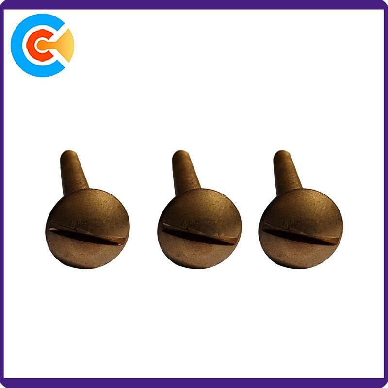 Slotted Round Head Brass Screw Copper Screw