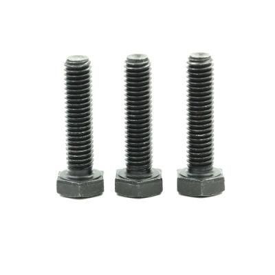 Allen Hex Flane Bolt 10-32 Hex Head 2 Inch Black Hex Bolt