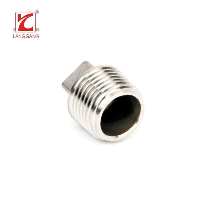 Wholesale Price Stainless Steel Square Plug Thread Pipe Fittings