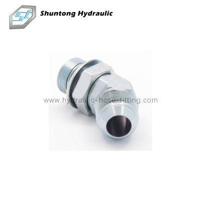 Chinese Manufacturer 45&deg; Jic Male 74&deg; Cone or SAE Male O-Ring Hydraulic Fittings and Adaptors Hose Ends