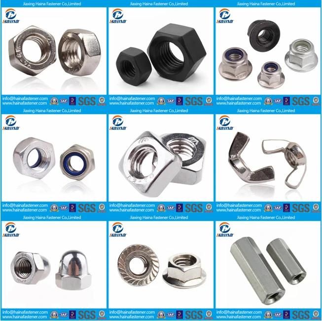 Stock Alloy Steel Half Moon Nut Plastic Furniture Nut Half Round Moon Washer Nuts
