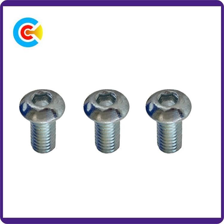 DIN/ANSI/BS/JIS Carbon-Steel/Stainless-Steel Hexagon Head Flange Hexagonal Screws