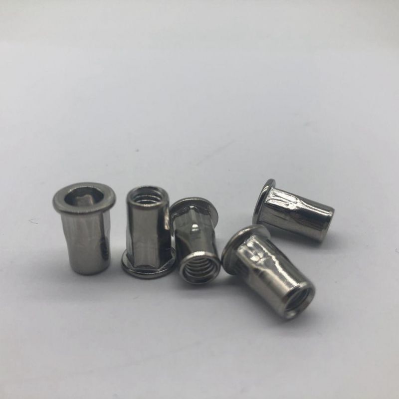 Rivet Nut M5 SS304 Half Hex Rivet Nut