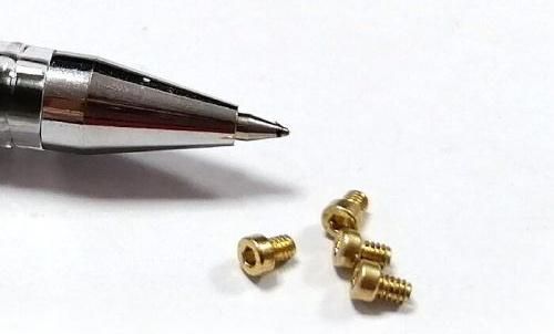 Copper Brass Precision Mini Cap Head Allen Hexagon Socket Screw