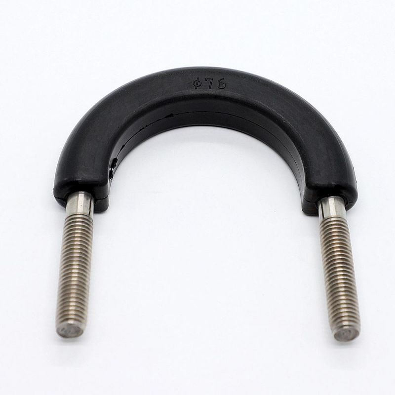 Cushioned Low Friction Rubber Anti-Chafe U-Bolts Silicone Rubber Sleeve