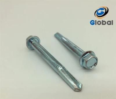 High Quality Hex Washer Head Long Point Drilling Screw DIN 7504K
