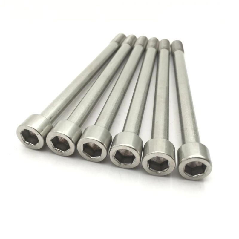 Custom Extended Long Hex Socket Allen Bolt 18-8 Stainless Steel Unc Half Thread