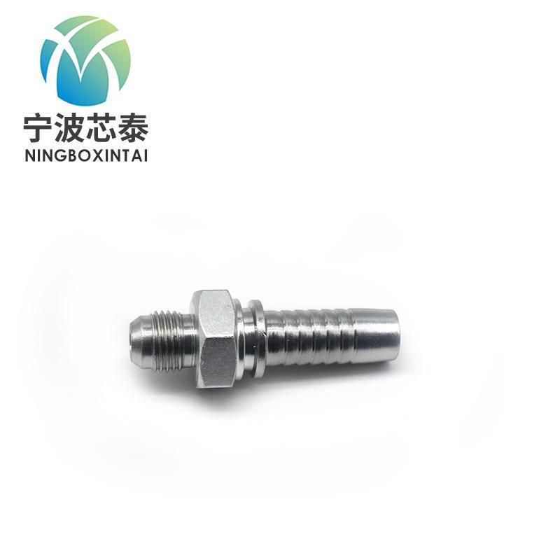One Piece Fitting Customize Hydraulic One Piece Crimp Fitting OEM Highly Polished Hydraulic Fitting for Pipe Equipment Reducer Pipe Fitting Elbow Pipe Fitting
