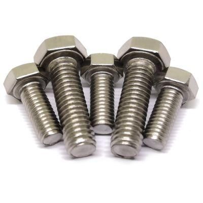 Stainless Steel M27 Hex Head Bolt Fastener DIN931 Bolzen All Style of Screw 16mm M40 High Strength Tc Bolt Nut Washer A358 Noten Flange Bolt
