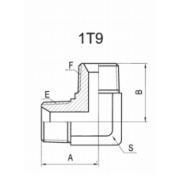 Hydraulic Hose Ends 90° BSPT Male Made in Cina hydraulic Hose Fitting and Adaptors