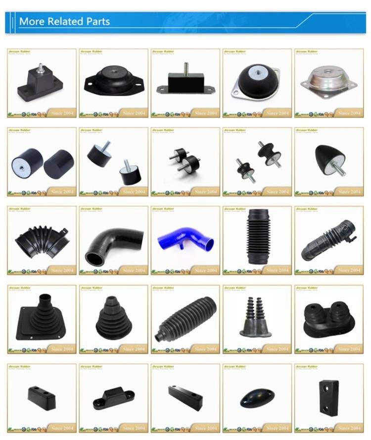 Manufacturer Wholesale Rubber Circular Damping Cushion Block Buffer Rubber Ring Gasket for Air Conditioner Water Pump Industrial Machinery