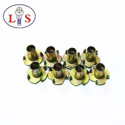 Green T Nut with 4 Prongs