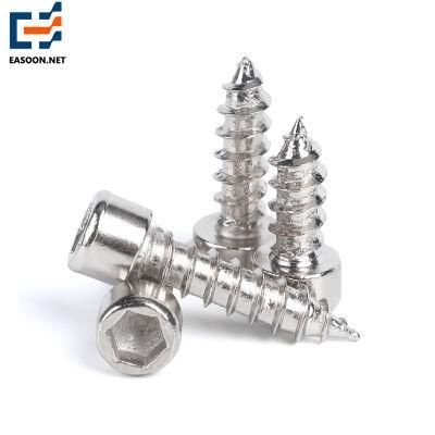 Nickel Plated Hexagon Socket Screw Cylindrical Head Hexagon Socket Bolt Cup Head Screw Hexagon Head Self Tapping Screw