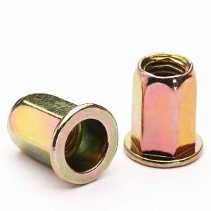 M8 Flat Head Hexagonal Rivet Nut