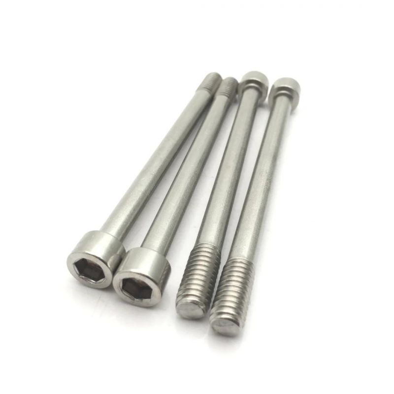 Custom Extended Long Hex Socket Allen Bolt 18-8 Stainless Steel Unc Half Thread
