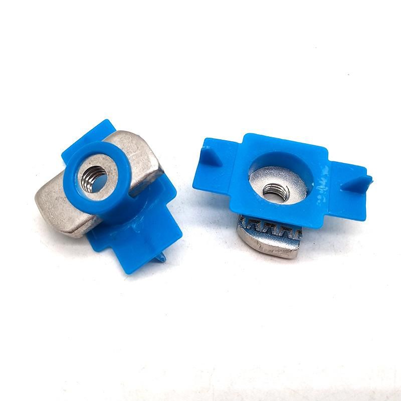 Stainless Steel 304 316 Strut Channel Spring Nut with Plastic Wing