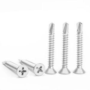 China Factory Manufacturer 410 Flat Head Self Drilling Screw DIN7504/Stainless Steel Self Drilling Screws Wholesale