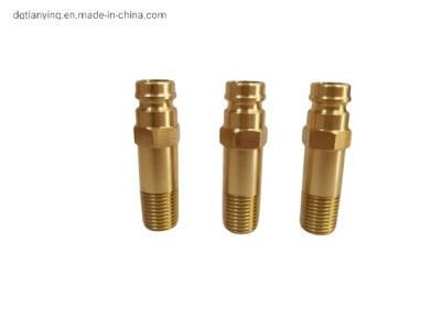 Hasco Brass Male Adaptor for CNC Machined Components