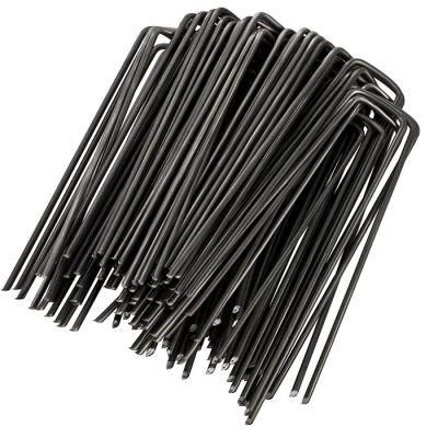 12 Inch Ground Staples Landscape Gardening Pegs Nails U Shaped Garden Staples Pegs Pin Securing Weed Fabric Landscape Fabric