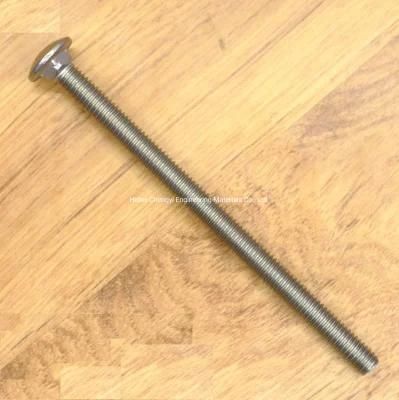 3/8&quot;-16 Carriage Bolts up 6&quot; Long Fully Threaded for General Construction, Industrial and Marine Applications.