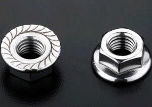 Carbon Steel Hexagon Flange Nut DIN6923