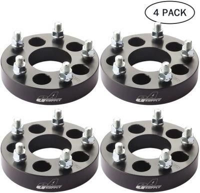 5X4.5 to 5X5 Wheel Spacers with 1.25&quot; 71.5mm Hub Bore 1/2-20 Studs