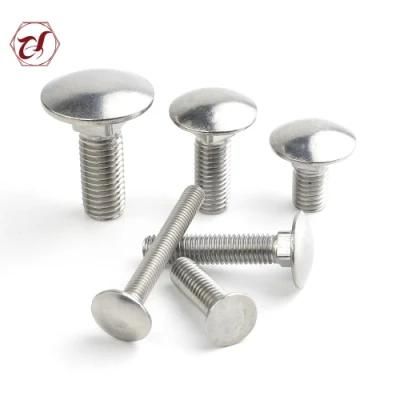Excellent Anti-Rust Performance A2-70 SS304 Bolts Square Neck Carriage Bolt