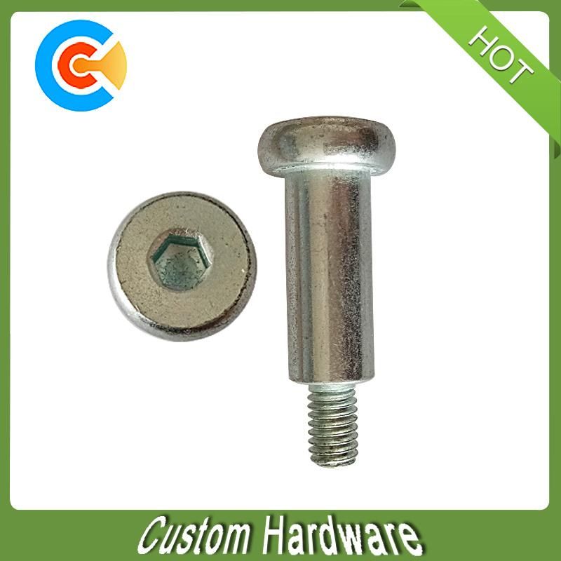 Carbon Steel Blue Zinc M6 Step Screws for Strollers