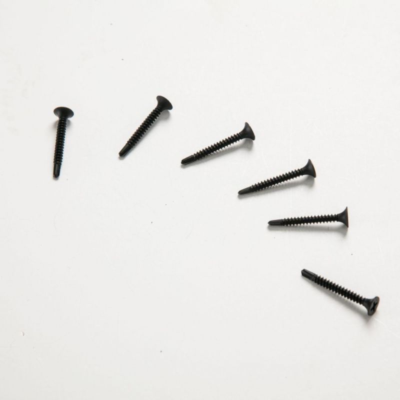 3.5X25mm Black Phosphate Drywall Self Drilling Screw