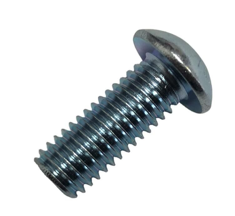 ISO7380 Hex Socket Button Head Screw Bolt Allen Head Screw Bolt Gr10.9 Carbon Steel Zinc Plated