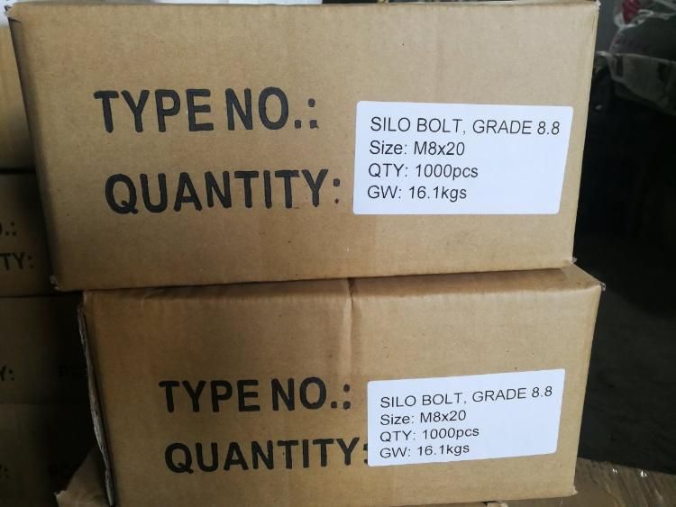 Metric Standard Class 8.8 Hex Flange Head Zp Grain Silo Bolt