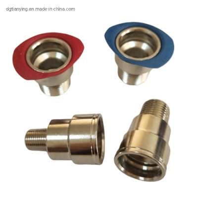 Staubli Standard Male Hose Nipple Fitting with Red Ring