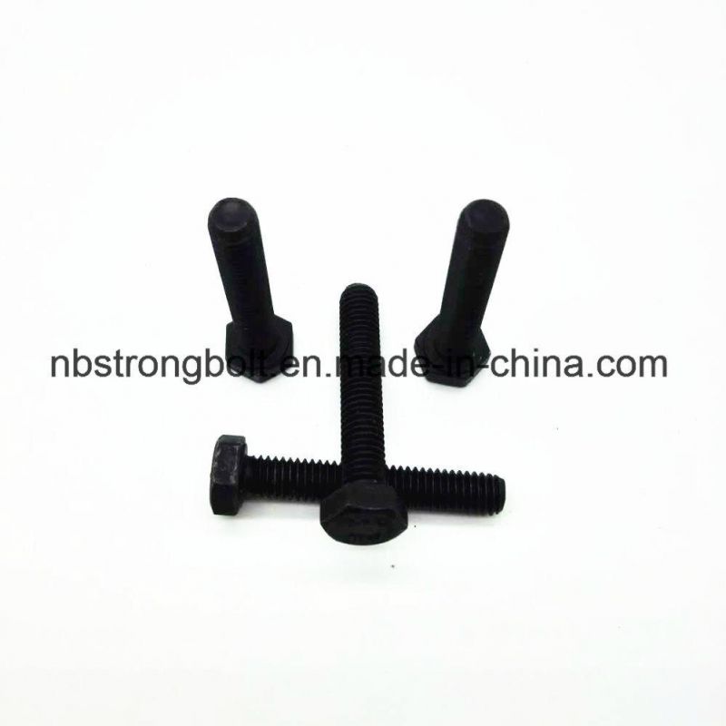DIN933 Gr. 10.9 Hex Bolt Screw with Blk+