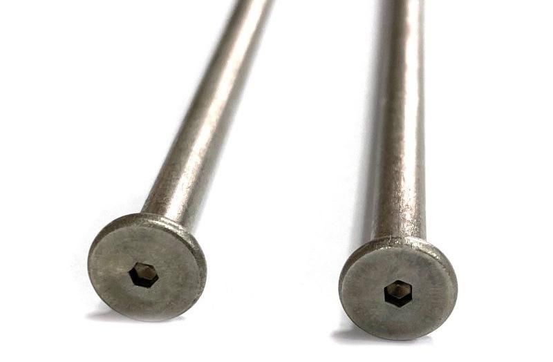 Stainless Steel Ultra Low Profile Hex Socket Thin Head Extra Long Screws