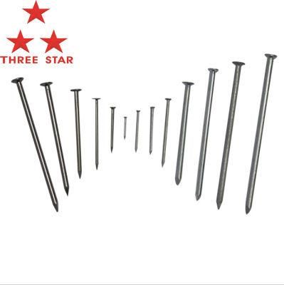High Strength Angular Concrete Nails Steel Electro Galvanized