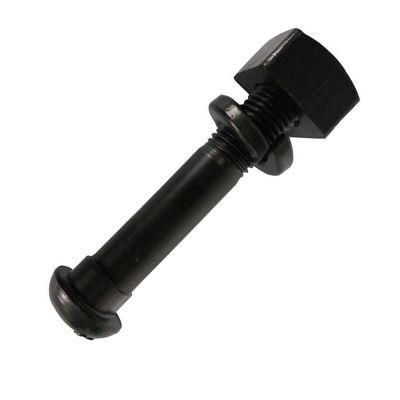 China M40 M28 M16 Hex Flange Black 8.8 Gradestandard Size High Tensile High Strength Plow Track Shoe Bolts and Nuts