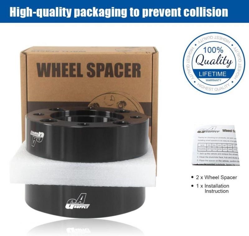 4X110 ATV Wheel Spacers with 1.5" 74mm Hub Bore 10X1.25 Studs