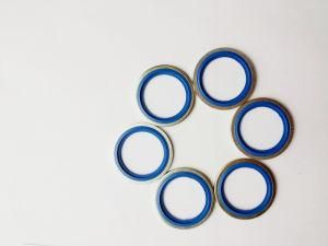 Stainless Steel Blue EPDM Rubber Gasket Dowty Washer
