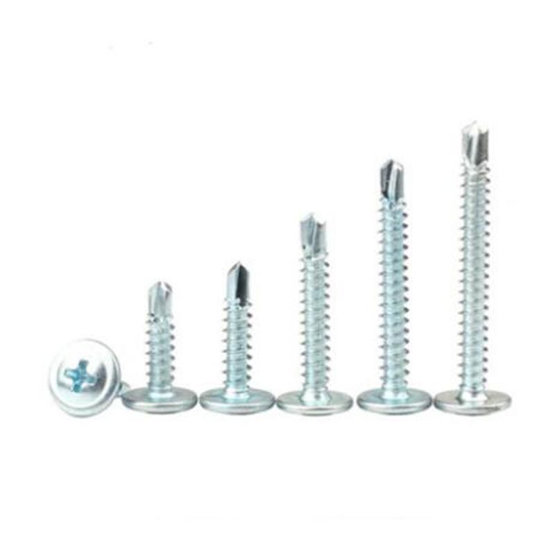 Phillip Drive Wafer Head Zinc Plated Drilling Point Self Drilling Screw