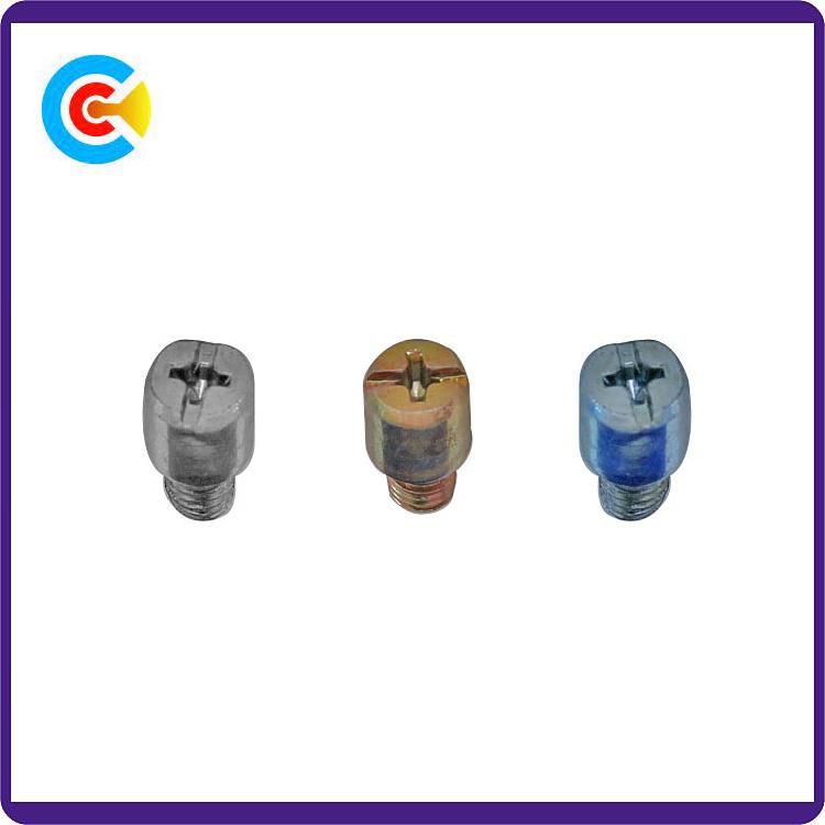 DIN/ANSI/BS/JIS Carbon-Steel/Stainless-Steel 4.8/8.8/10.9 Galvanized Non-Standard Slotted Fillster Screw for Building
