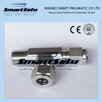Comprssion Tee Tube Fitting, Swagelok Pipe Fitting