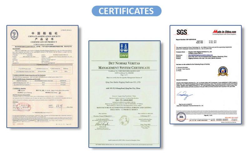 High Performance Stainless Steel 304/316 JIS1168/DIN580 Eye Bolt of Marine Hardware