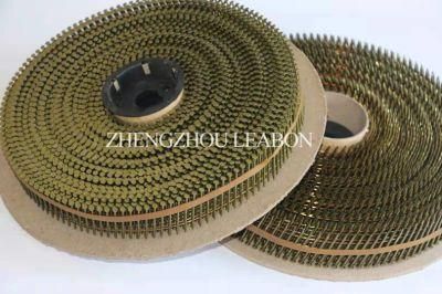 Collated Coil Nails for Wooden Pallet Making Smooth Shank Nail Roofing Welding Nails