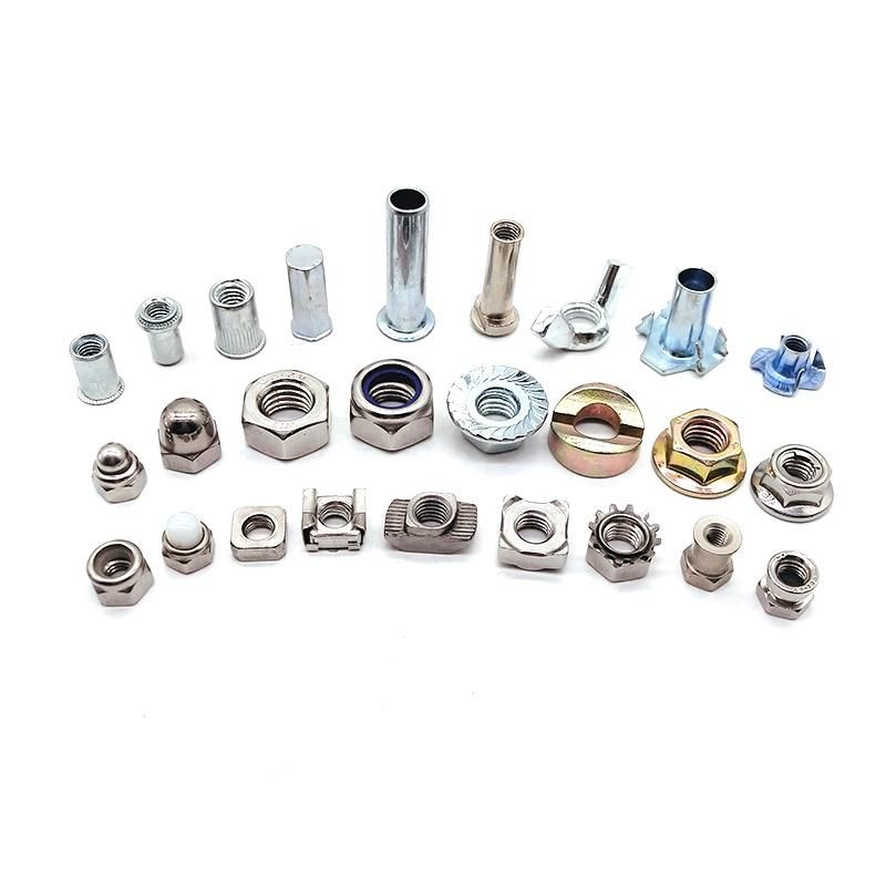 Stainless Steel Knurled Body Round Rivet Nut Insert Nut M4-M12