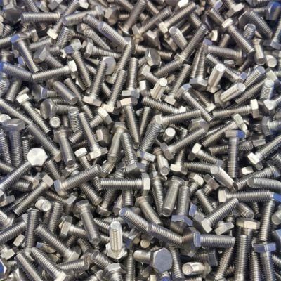 DIN933 Hex Bolts in Stainless Steel Fastener and Ti Screws M6*20 Ta10