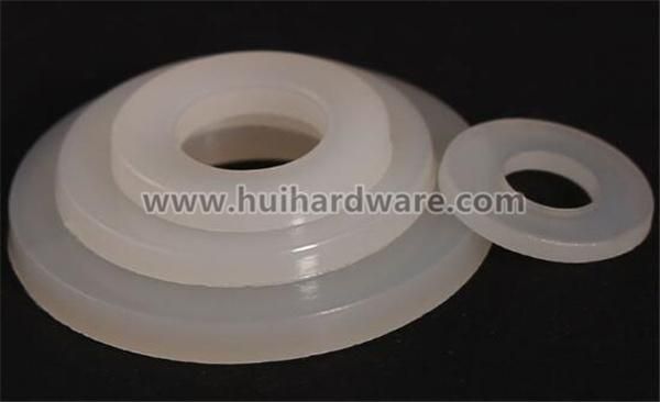 China Manufacture White Soft Nylon Plastic Transparent Flat Washer