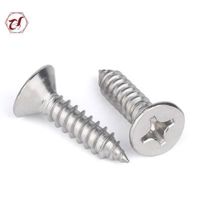 Self Tapping Flat Head 304 Stainless Steel Screw