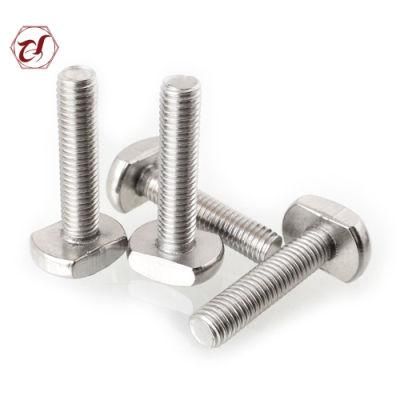 Full Thread Square Head 304 Stainless Steel Hammer Bolt